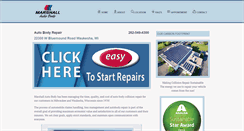 Desktop Screenshot of marshallautobody.com